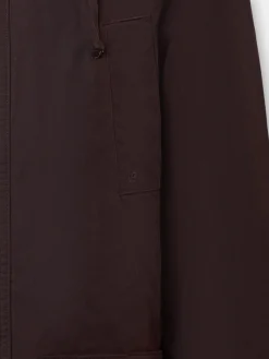 Silbon Smart Casual·Abrigos Y Cazadoras-Abrigo clasico encerado marron oscuro Marron oscuro