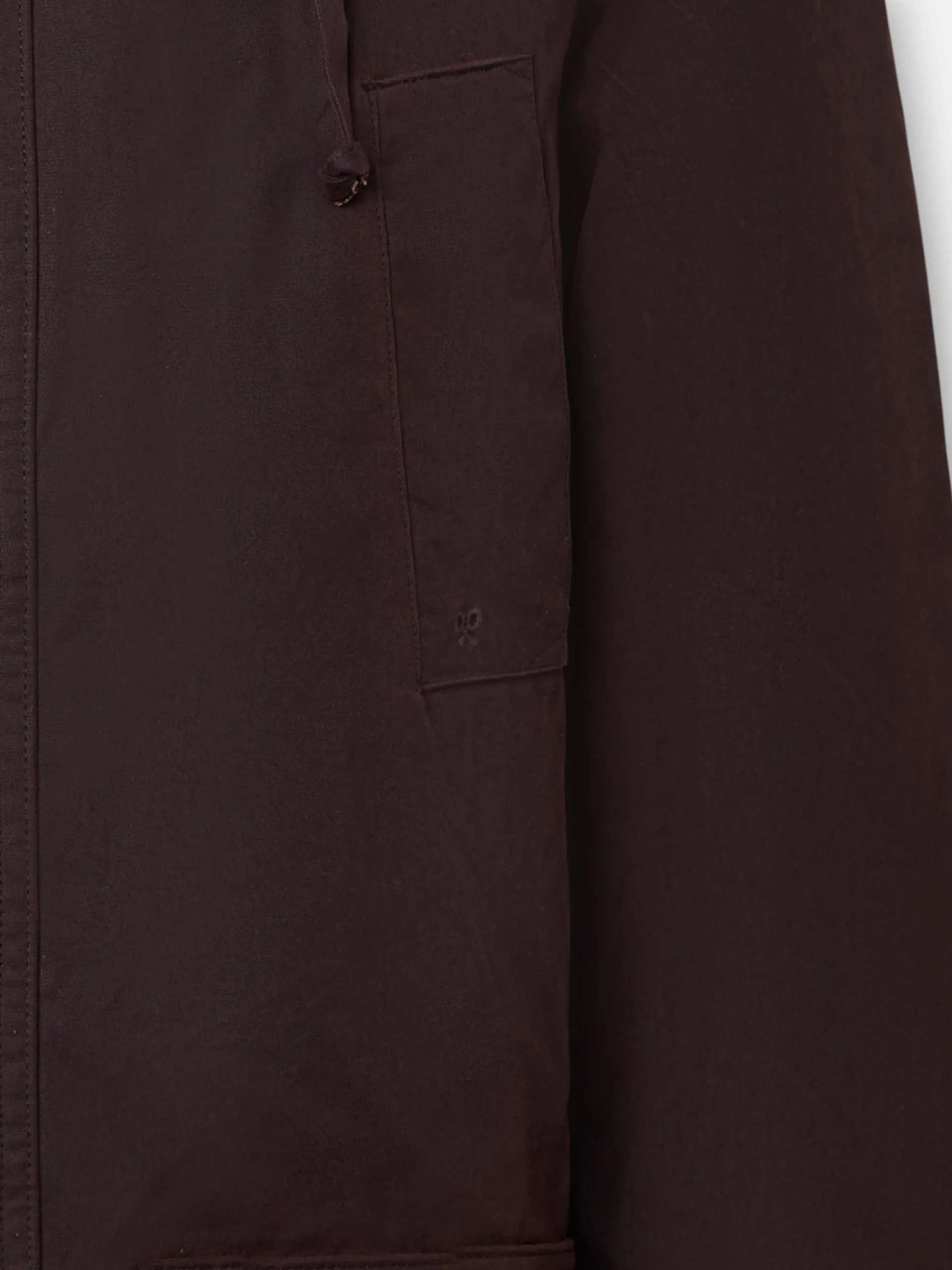 Silbon Smart Casual·Abrigos Y Cazadoras-Abrigo clasico encerado marron oscuro Marron oscuro