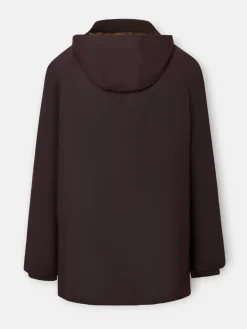 Silbon Smart Casual·Abrigos Y Cazadoras-Abrigo clasico encerado marron oscuro Marron oscuro