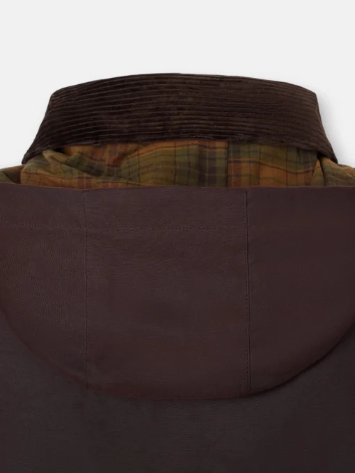 Silbon Smart Casual·Abrigos Y Cazadoras-Abrigo clasico encerado marron oscuro Marron oscuro