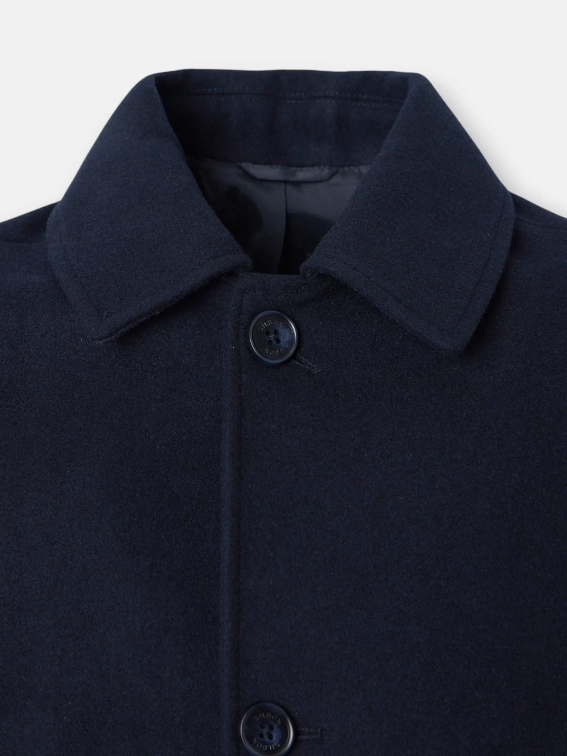 Silbon Smart Casual·Abrigos Y Cazadoras-Abrigo recto azul marino Azul marino