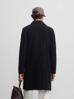 Silbon Smart Casual·Abrigos Y Cazadoras-Abrigo recto azul marino Azul marino