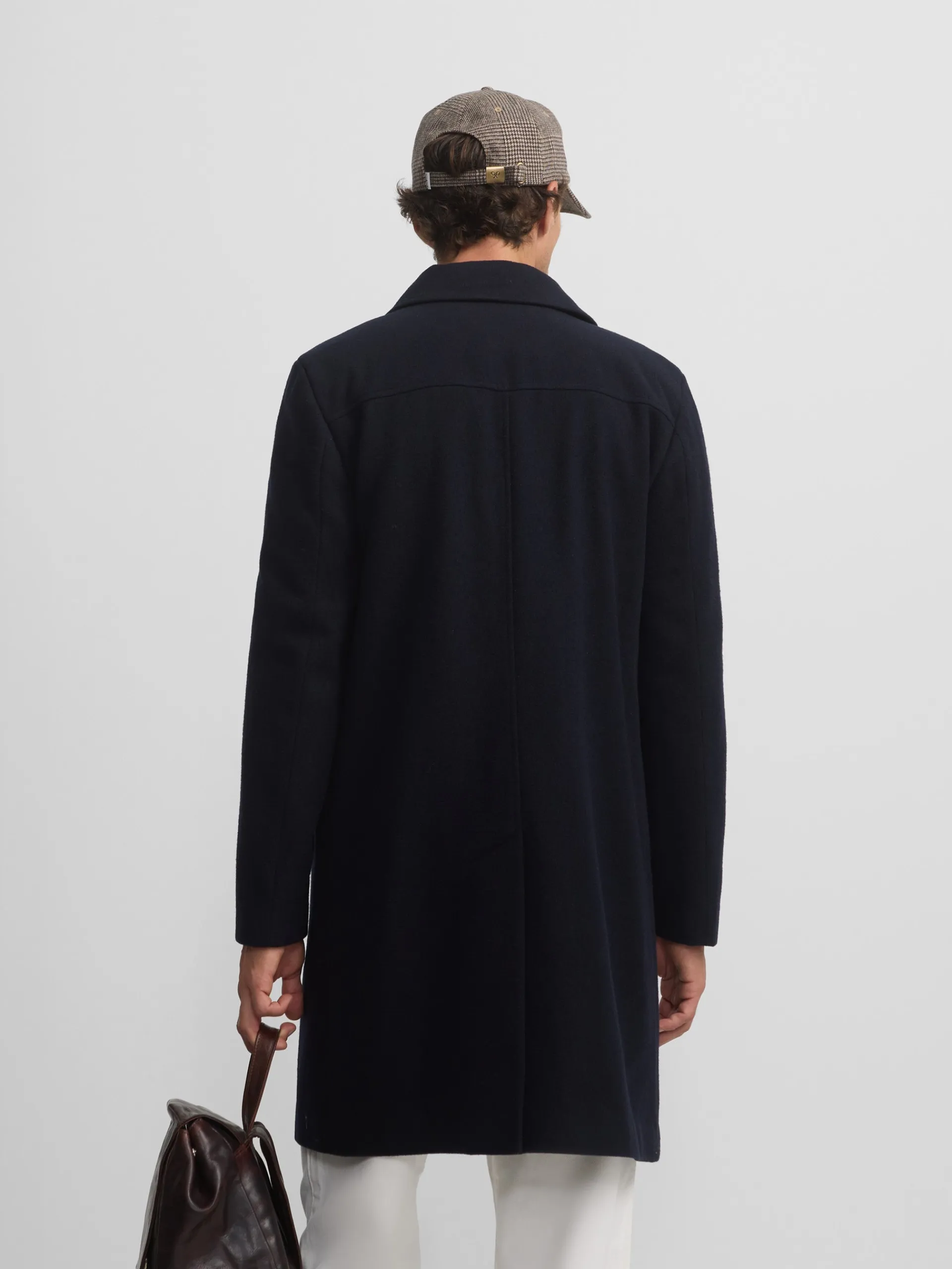 Silbon Smart Casual·Abrigos Y Cazadoras-Abrigo recto azul marino Azul marino
