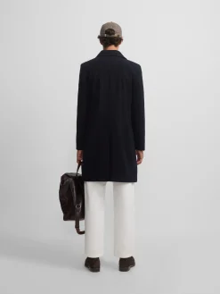 Silbon Smart Casual·Abrigos Y Cazadoras-Abrigo recto azul marino Azul marino