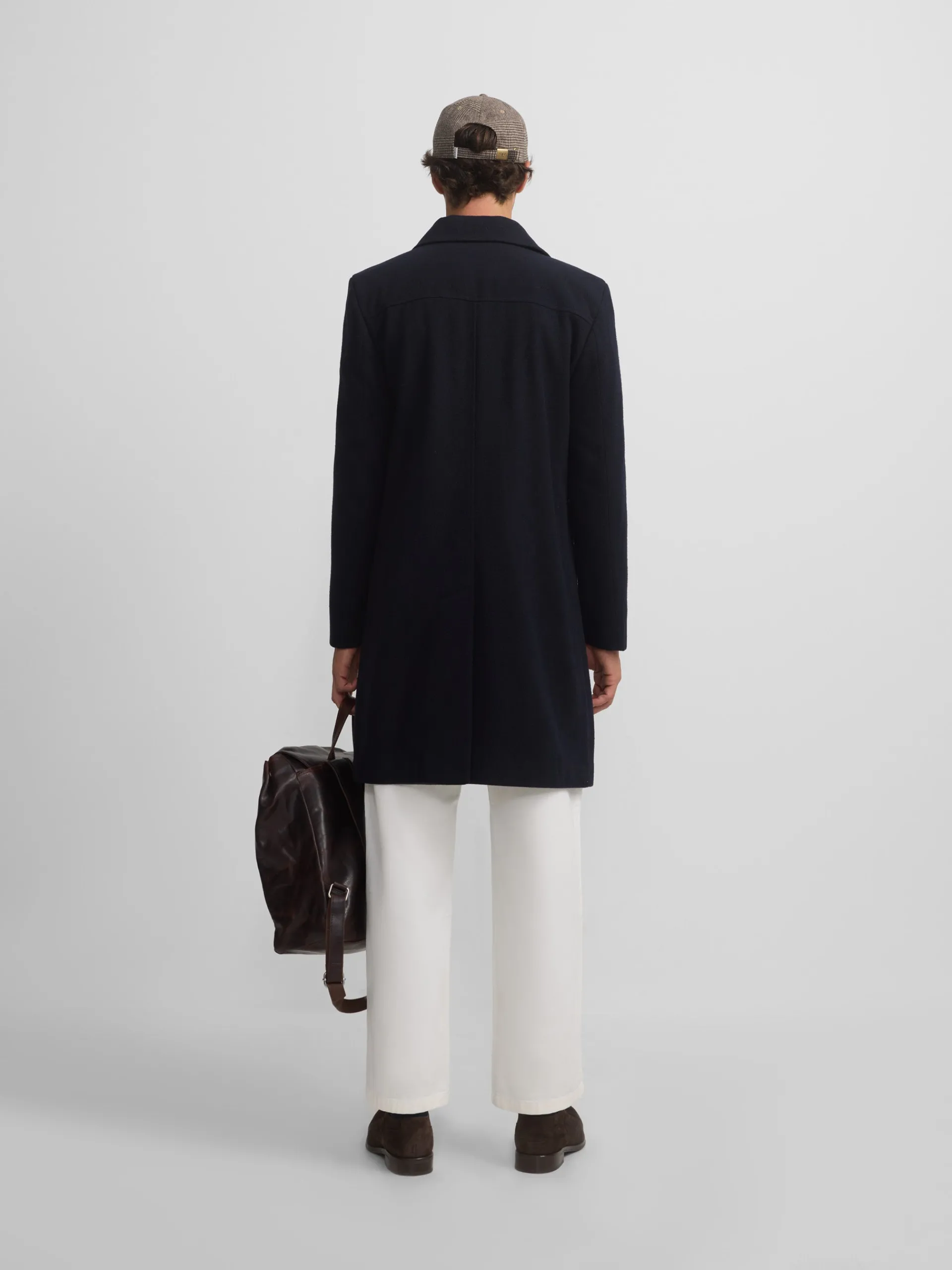 Silbon Smart Casual·Abrigos Y Cazadoras-Abrigo recto azul marino Azul marino