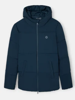 Silbon Smart Casual·Abrigos Y Cazadoras-Abrigo tecnico capucha warm Marino