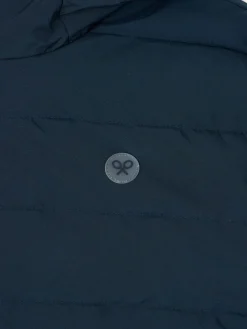 Silbon Smart Casual·Abrigos Y Cazadoras-Abrigo tecnico reversible capucha gris Marino