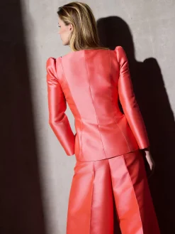Silbon Americanas|Trajes-Americana CaprileX estructurada Coral