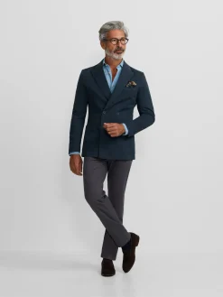 Silbon Formal Y Etiqueta·Americanas-Americana casual cruzada Azul