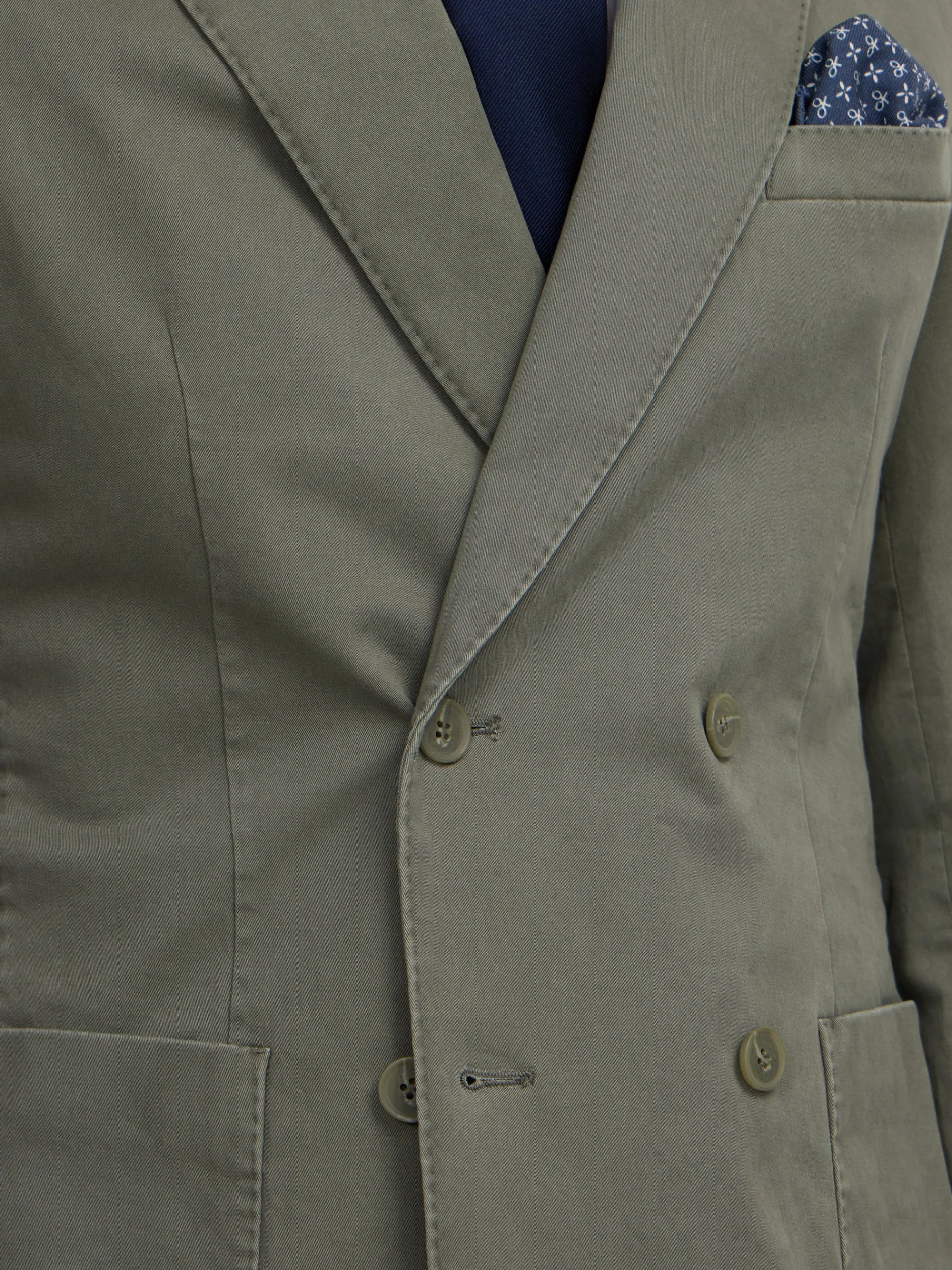 Silbon Formal Y Etiqueta·Americanas-Americana casual cruzada Verde