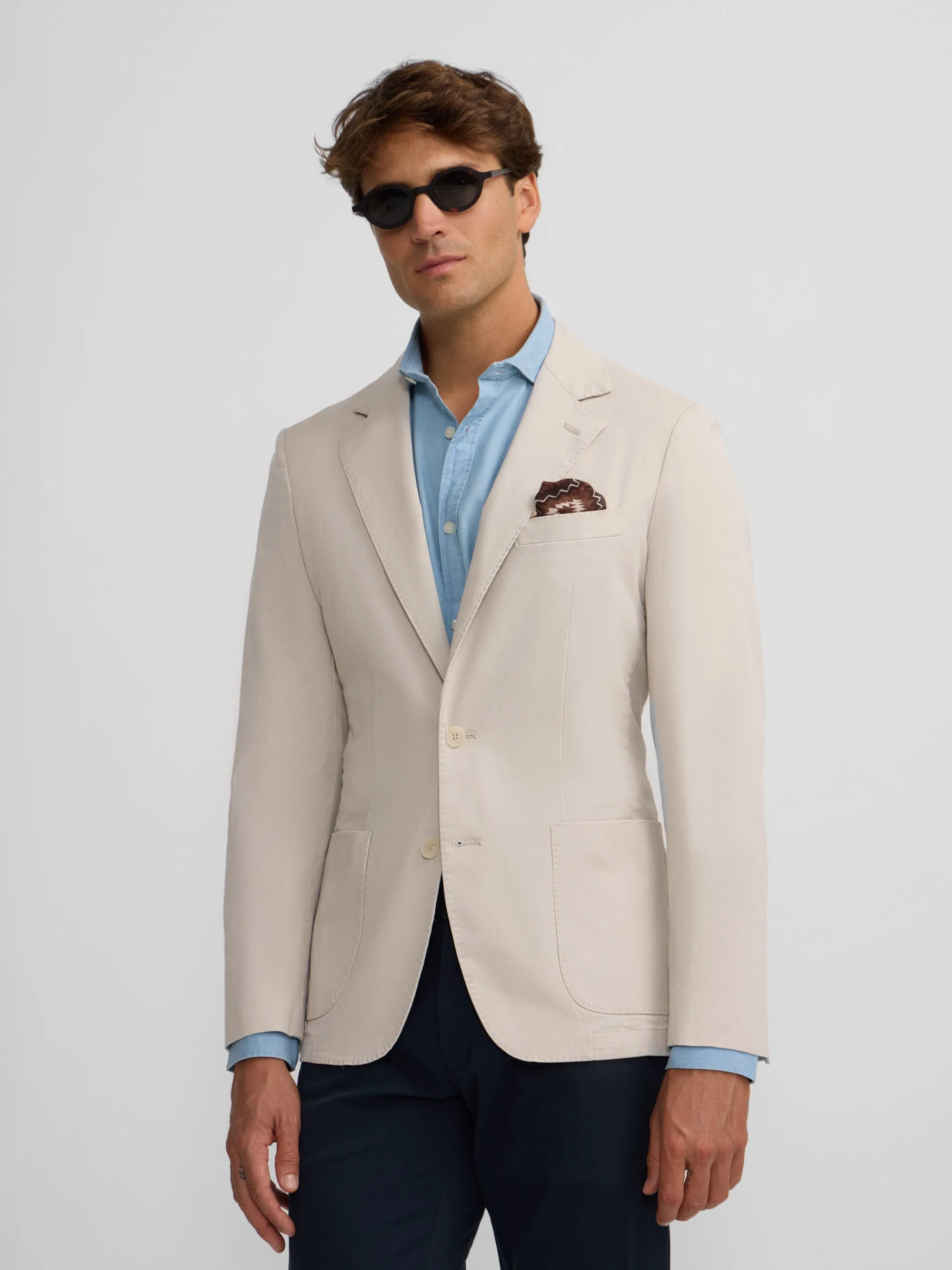 Silbon Formal Y Etiqueta·Americanas-Americana casual Piedra