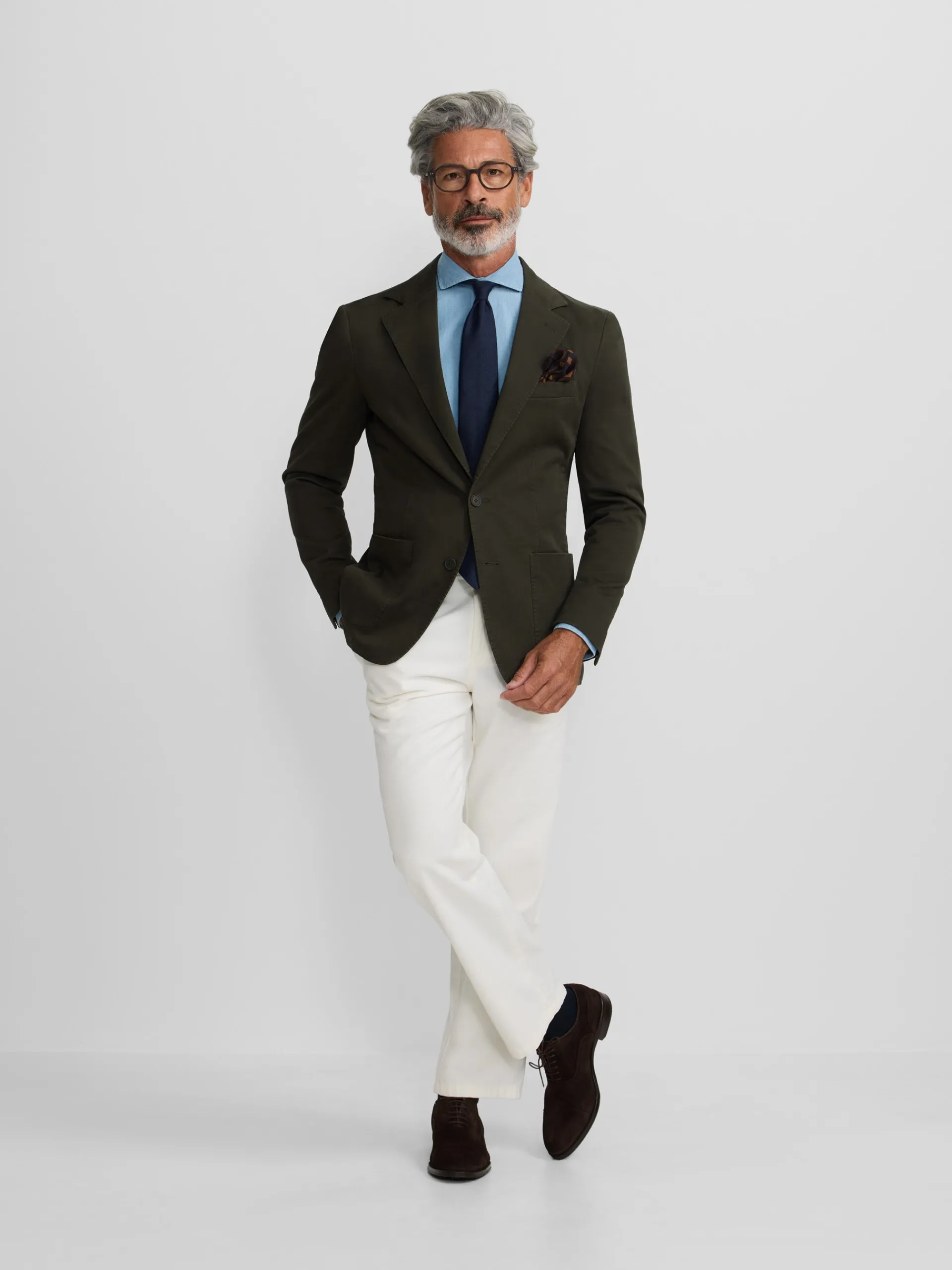 Silbon Formal Y Etiqueta·Americanas-Americana casual Verde
