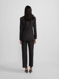 Silbon Americanas|Trajes-Americana cruzada cuadros grises y burdeos Grises y burdeos