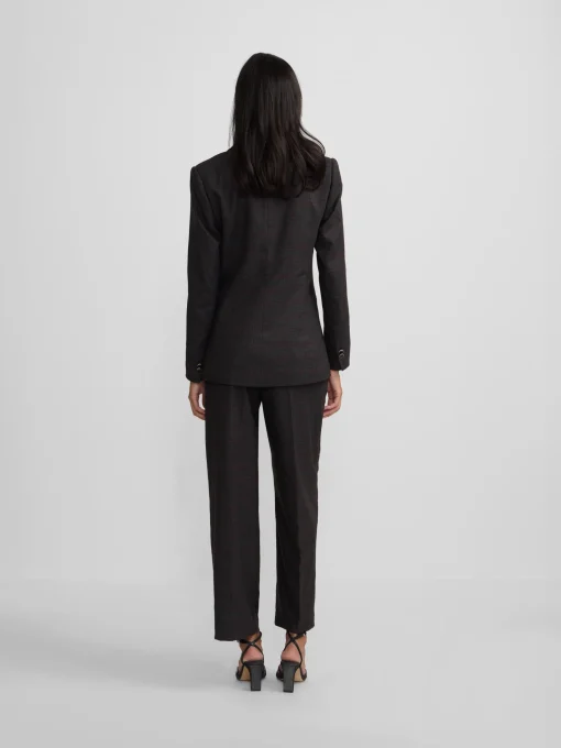 Silbon Americanas|Trajes-Americana cruzada cuadros grises y burdeos Grises y burdeos