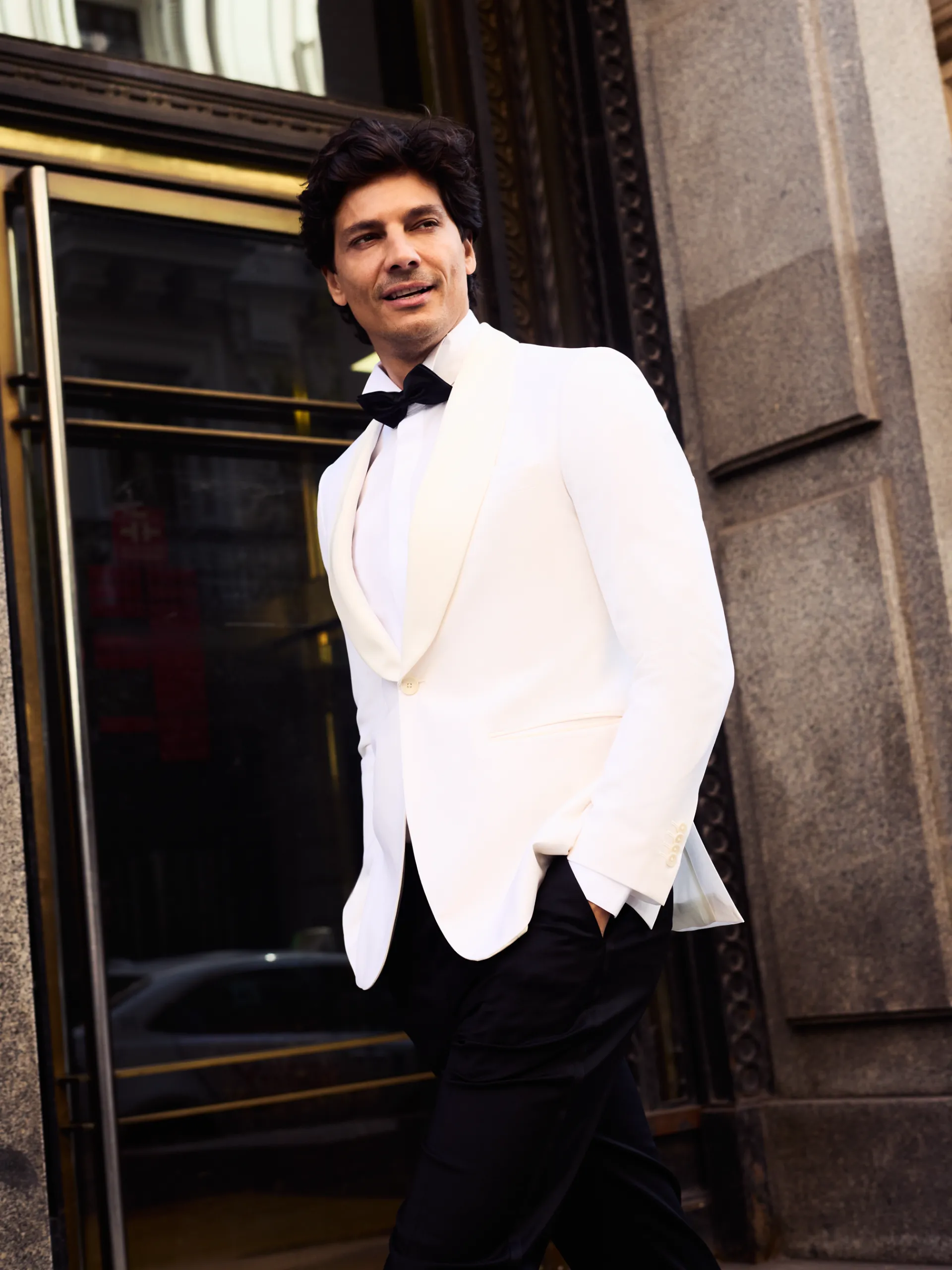 Silbon Formal Y Etiqueta·Chaqués Y Esmoquin-Americana esmoquin Blanco