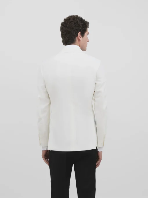 Silbon Formal Y Etiqueta·Chaqués Y Esmoquin-Americana esmoquin Blanco