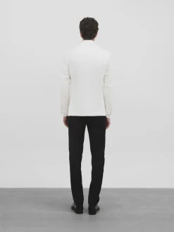 Silbon Formal Y Etiqueta·Chaqués Y Esmoquin-Americana esmoquin Blanco