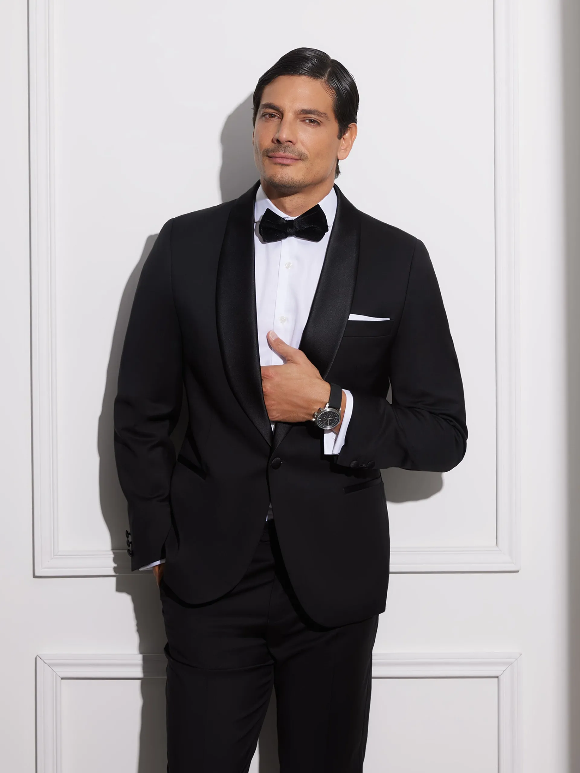 Silbon Formal Y Etiqueta·Chaqués Y Esmoquin-Americana esmoquin Negro