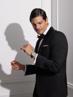 Silbon Formal Y Etiqueta·Chaqués Y Esmoquin-Americana esmoquin Negro