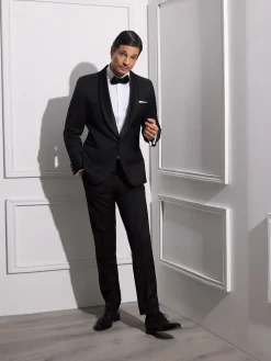 Silbon Formal Y Etiqueta·Chaqués Y Esmoquin-Americana esmoquin Negro