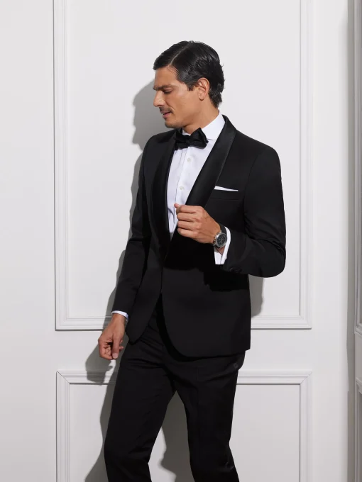 Silbon Formal Y Etiqueta·Chaqués Y Esmoquin-Americana esmoquin Negro