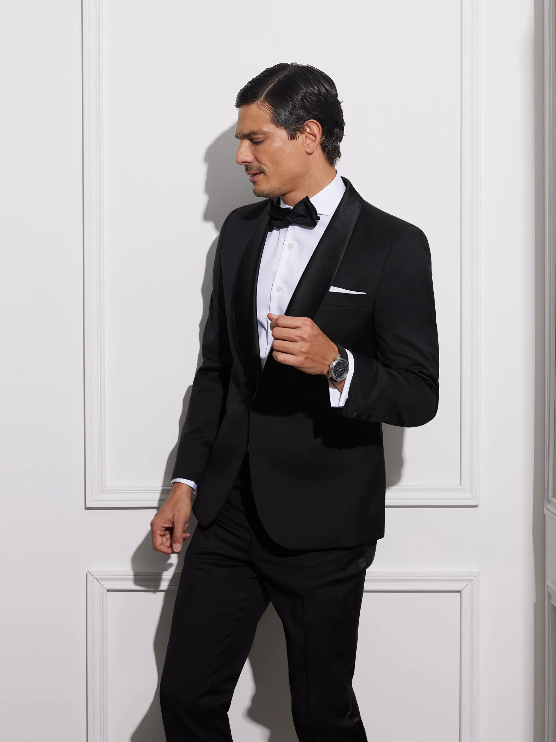 Silbon Formal Y Etiqueta·Chaqués Y Esmoquin-Americana esmoquin Negro