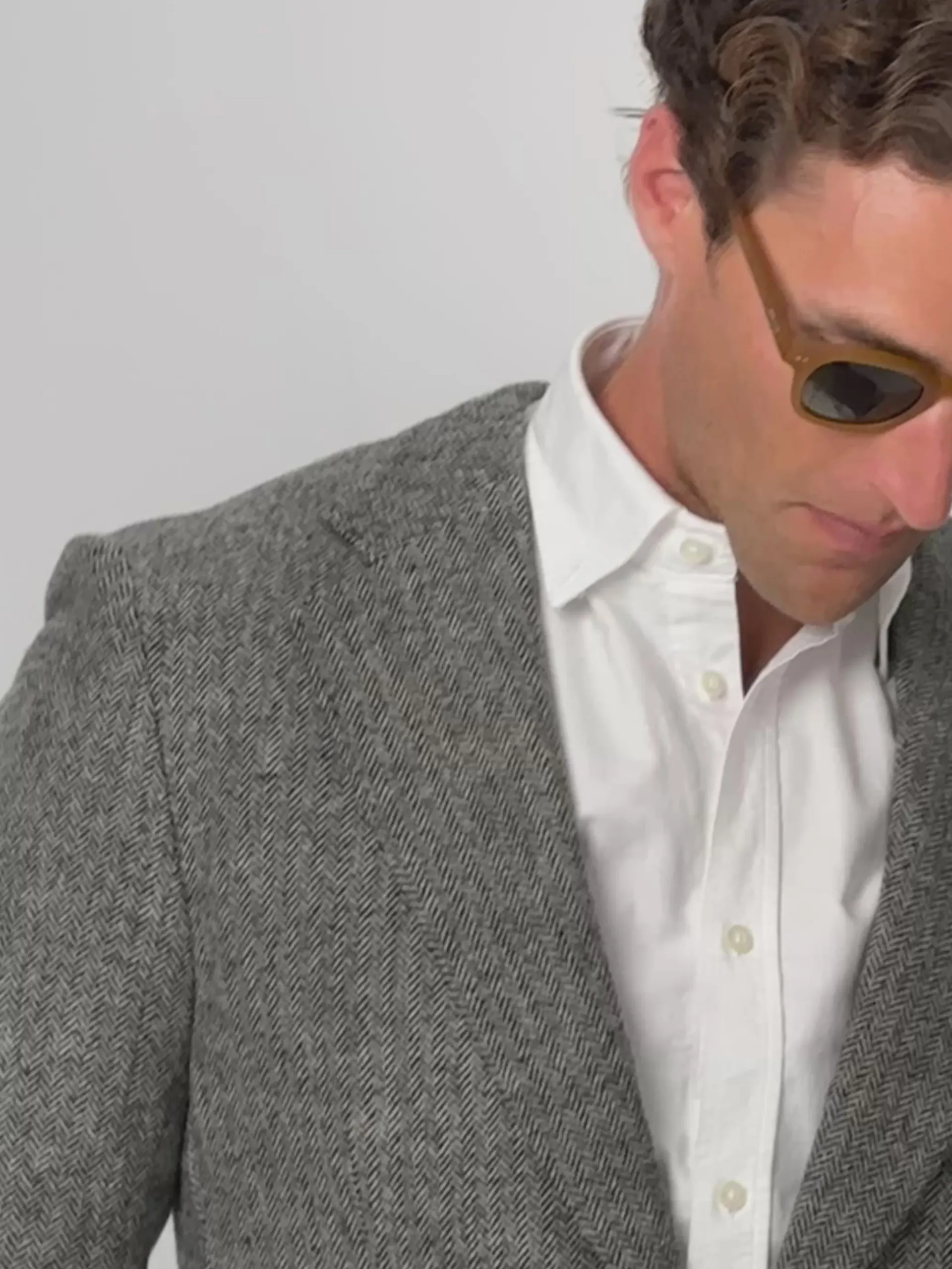 Silbon Formal Y Etiqueta·Americanas-Americana espiga Gris