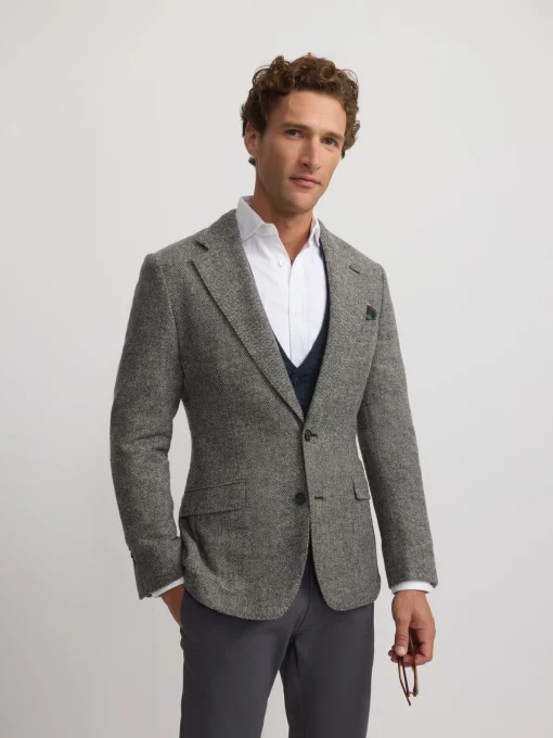 Silbon Formal Y Etiqueta·Americanas-Americana espiga Gris