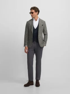 Silbon Formal Y Etiqueta·Americanas-Americana espiga Gris
