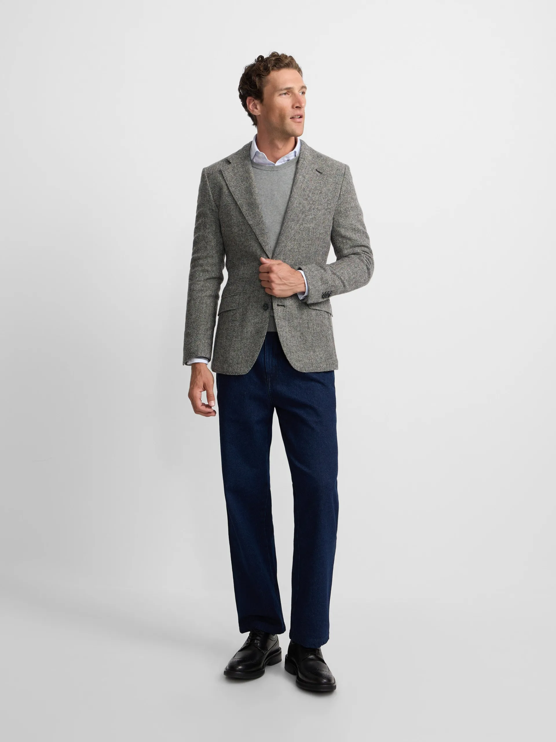 Silbon Formal Y Etiqueta·Americanas-Americana espiga Gris