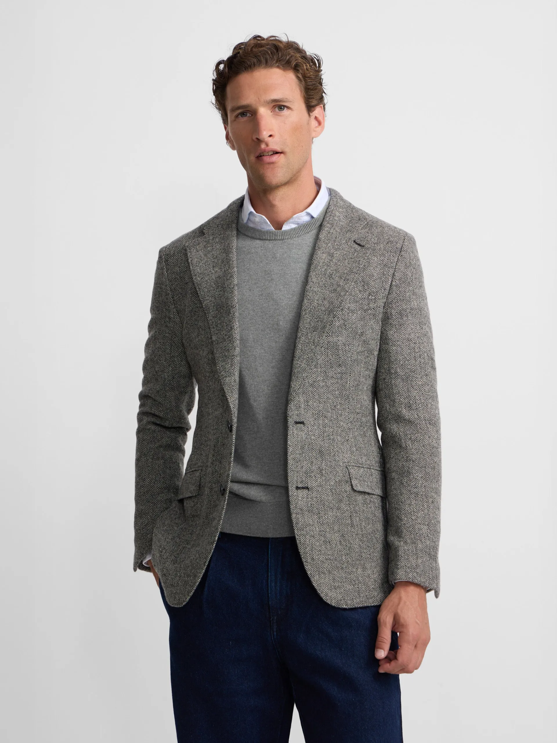 Silbon Formal Y Etiqueta·Americanas-Americana espiga Gris
