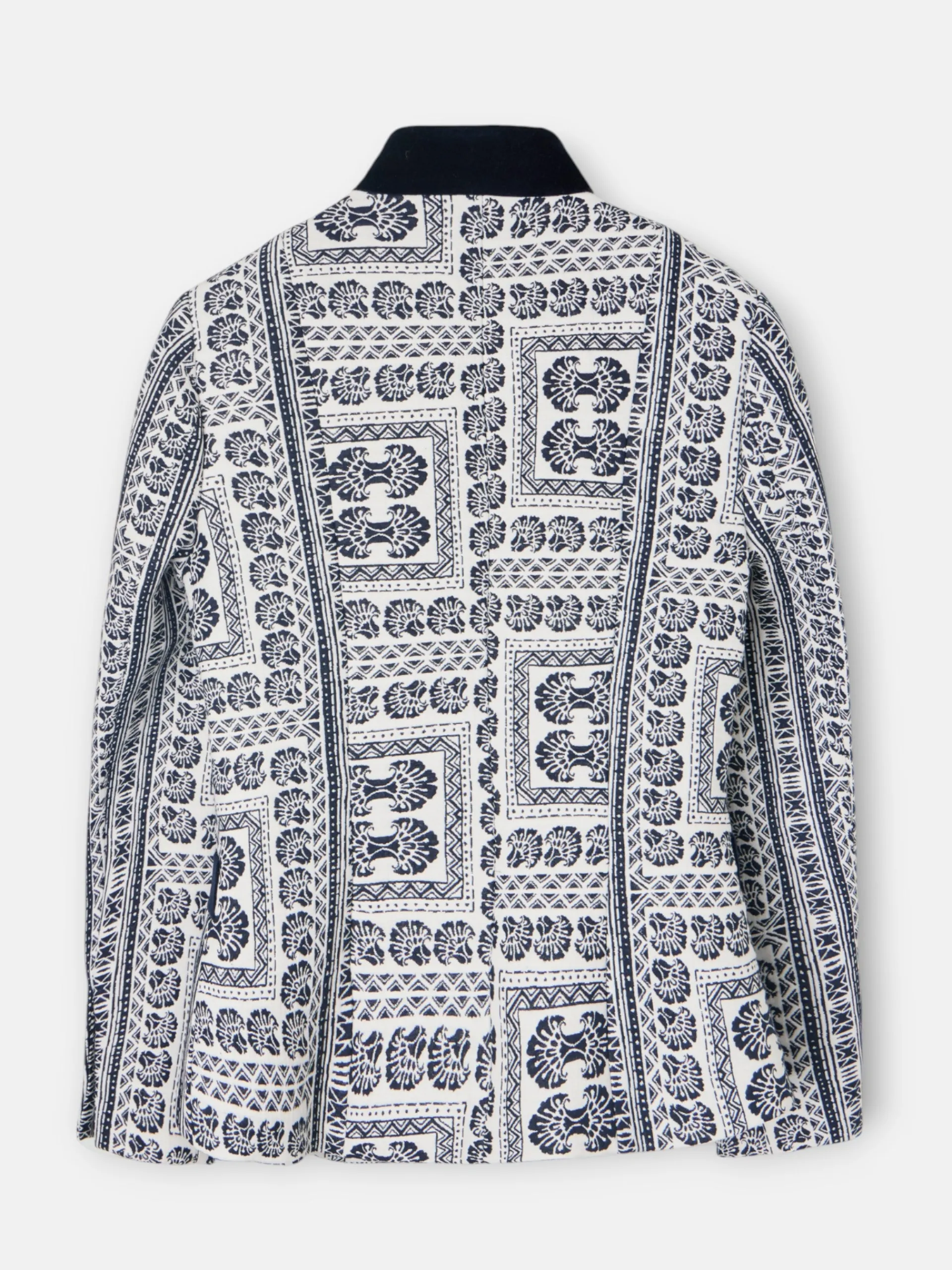Silbon Americanas-Americana jacquard motivos azul marino Azul marino
