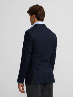 Silbon Formal Y Etiqueta·Americanas-Americana raya diplomatica azul marino Azul marino