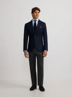 Silbon Formal Y Etiqueta·Americanas-Americana raya diplomatica azul marino Azul marino