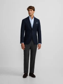 Silbon Formal Y Etiqueta·Americanas-Americana raya diplomatica azul marino Azul marino
