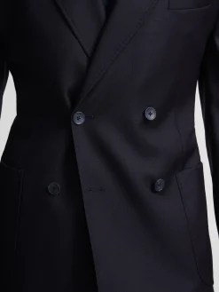 Silbon Formal Y Etiqueta·Americanas-Americana strech cruzada azul marino Azul marino