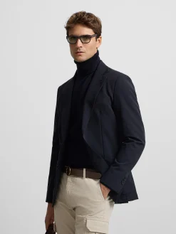 Silbon Formal Y Etiqueta·Americanas-Americana tecnica azul marino Azul marino