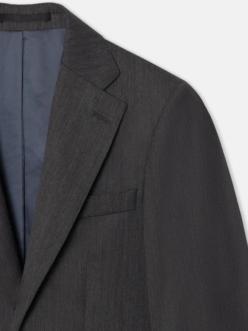 Silbon Formal Y Etiqueta·Trajes-Americana traje clasico espiga Gris