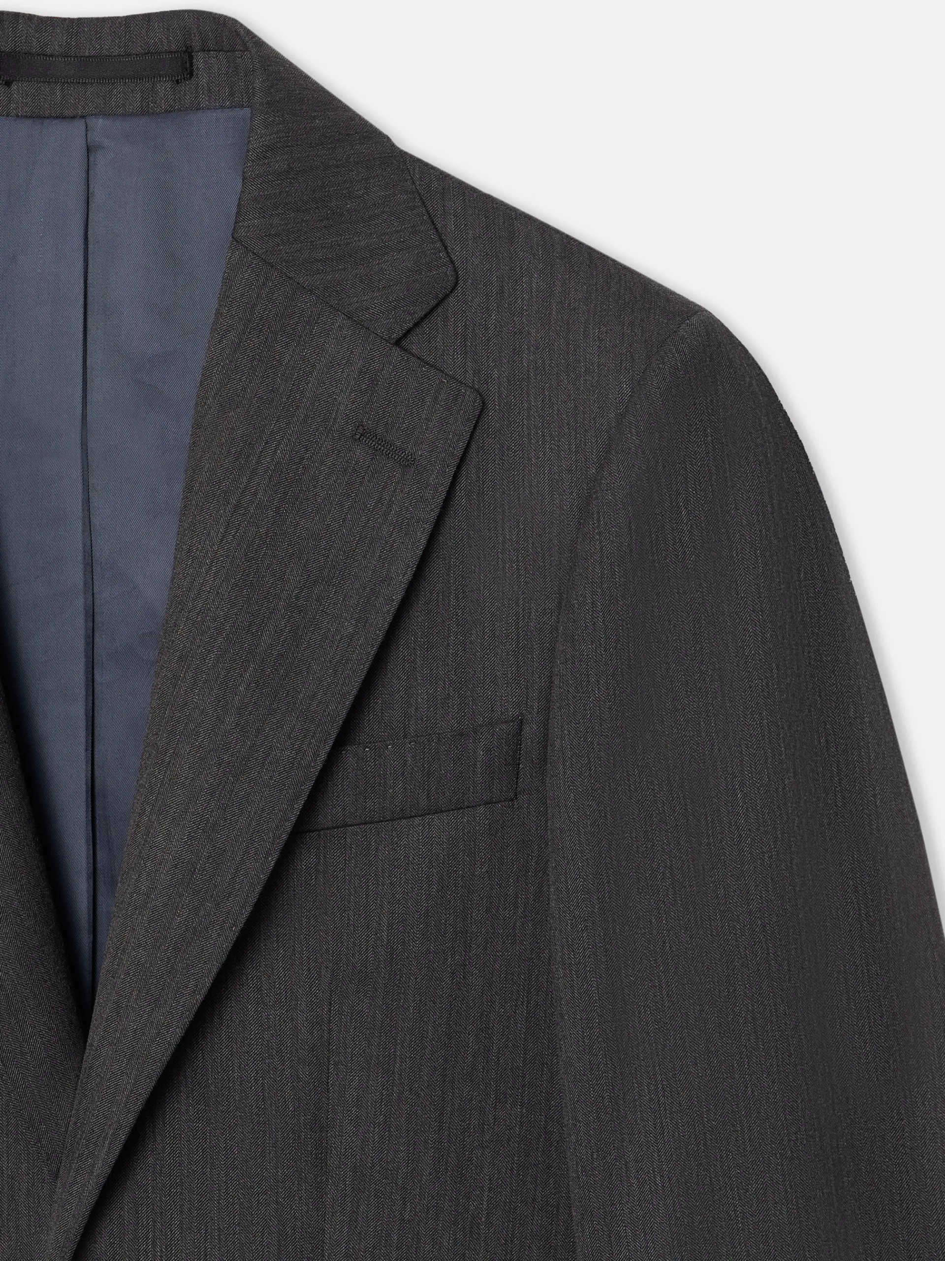 Silbon Formal Y Etiqueta·Trajes-Americana traje clasico espiga Gris
