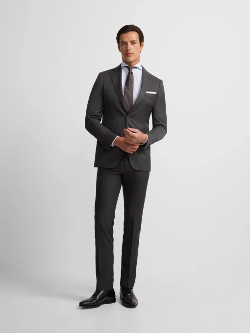 Silbon Formal Y Etiqueta·Trajes-Americana traje clasico espiga Gris