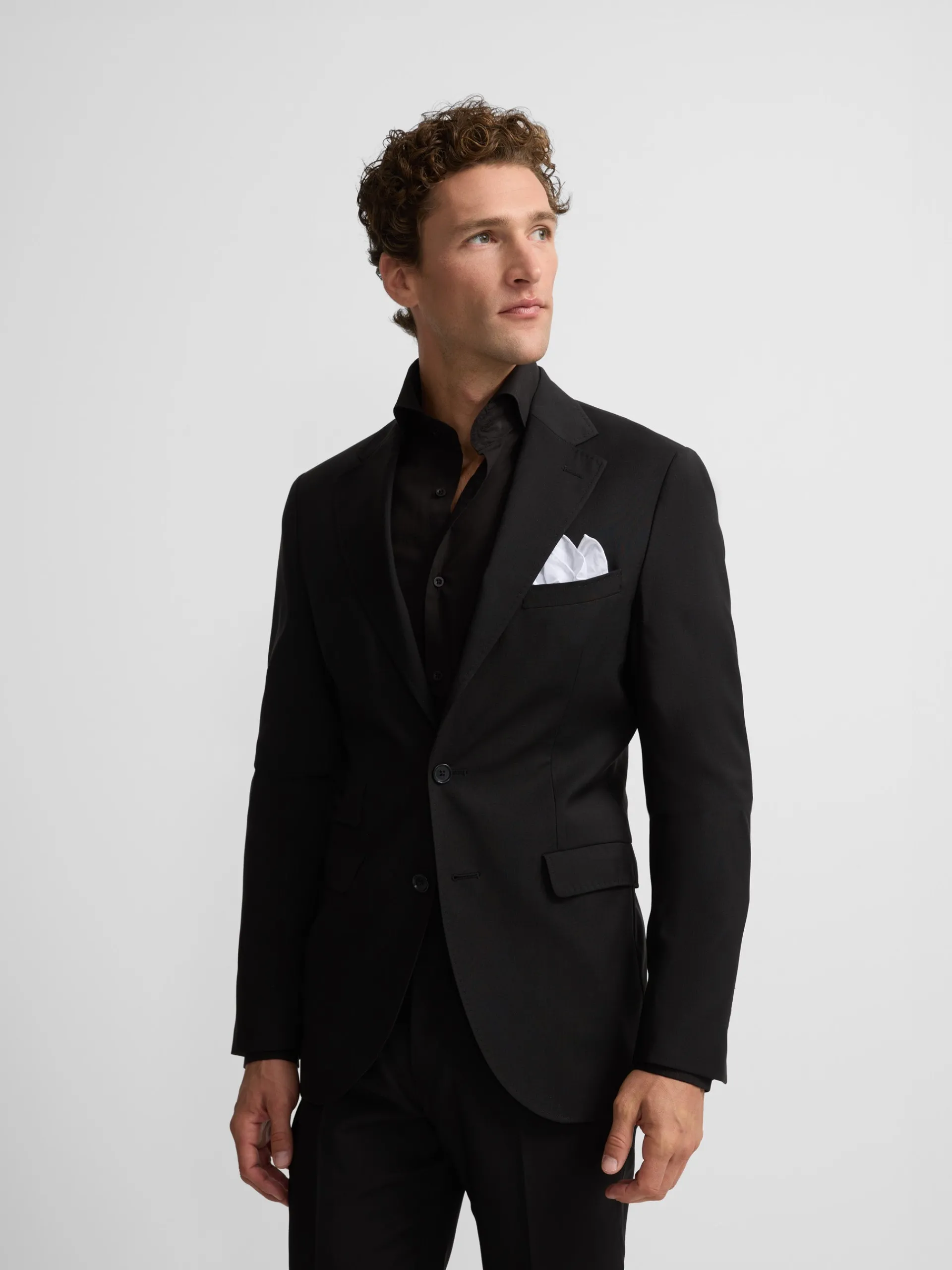 Silbon Formal Y Etiqueta·Trajes-Americana traje clasico Negro