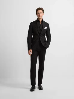 Silbon Formal Y Etiqueta·Trajes-Americana traje clasico Negro