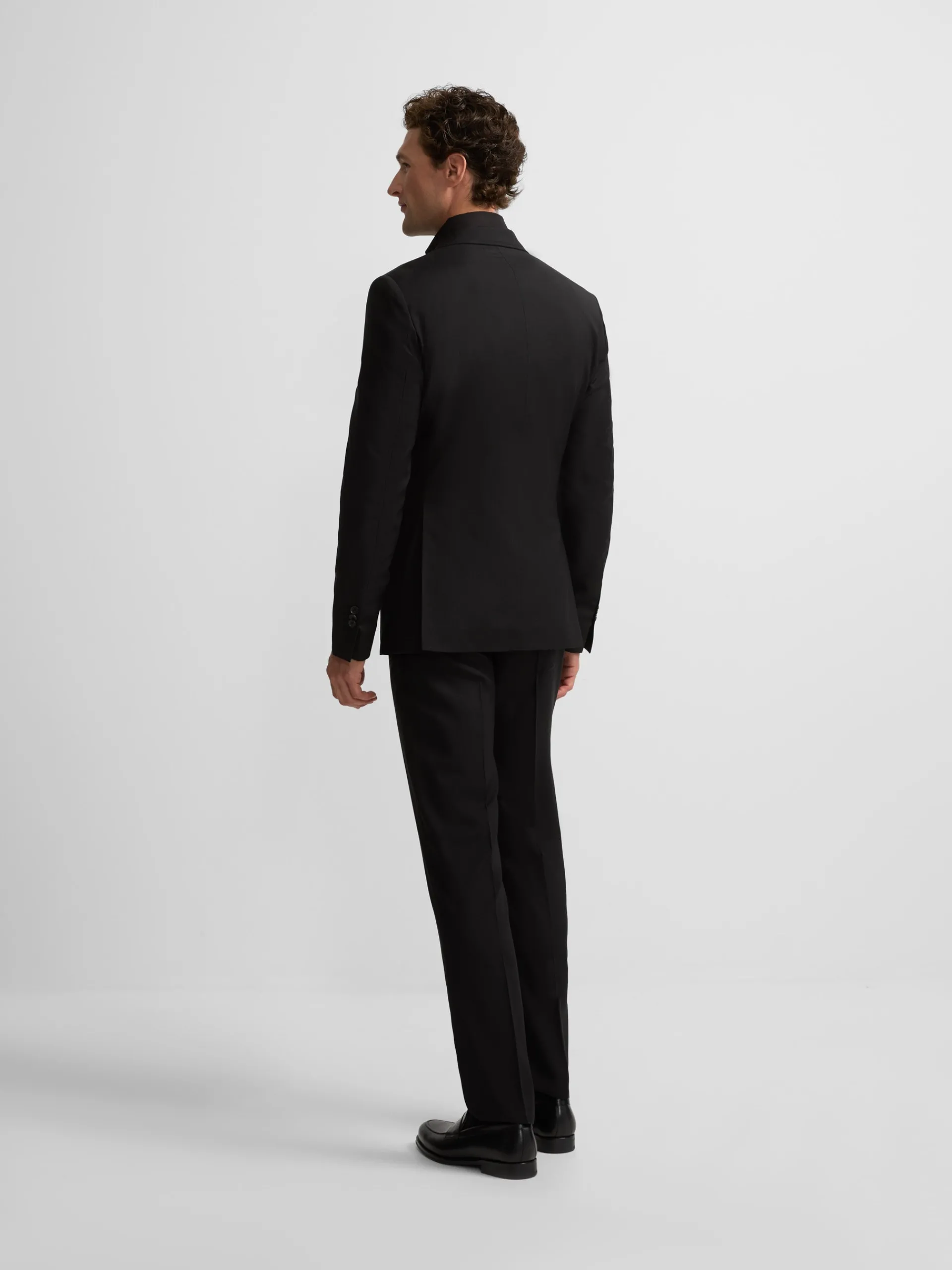 Silbon Formal Y Etiqueta·Trajes-Americana traje clasico Negro