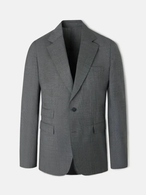Silbon Formal Y Etiqueta·Trajes-Americana traje clasico principe de gales Gris