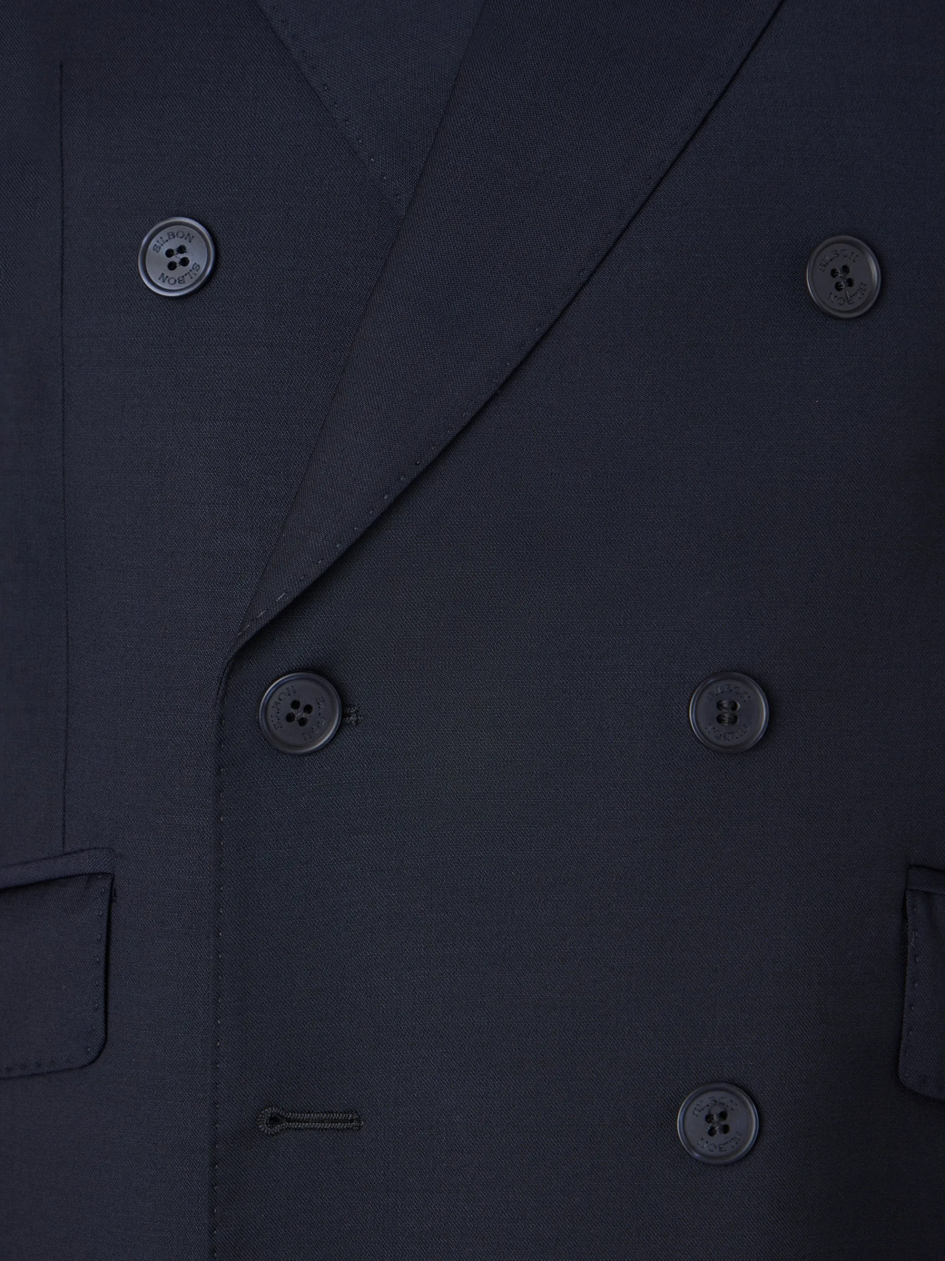 Silbon Formal Y Etiqueta·Trajes-Americana traje cruzado stretch azul marino Azul marino