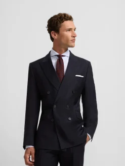 Silbon Formal Y Etiqueta·Trajes-Americana traje cruzado stretch azul marino Azul marino