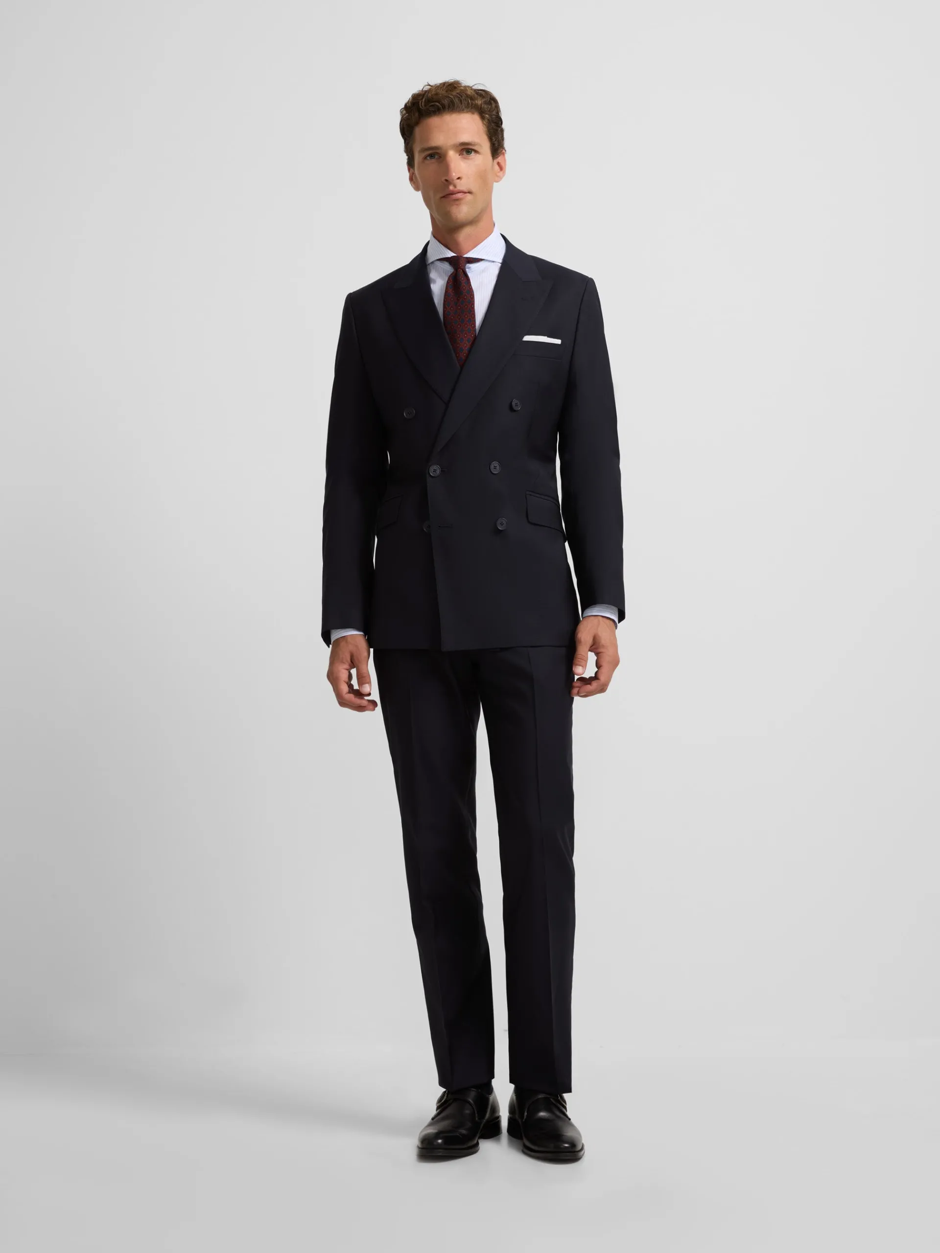 Silbon Formal Y Etiqueta·Trajes-Americana traje cruzado stretch azul marino Azul marino