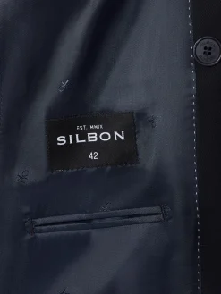 Silbon Formal Y Etiqueta·Trajes-Americana traje cruzado stretch azul marino Azul marino