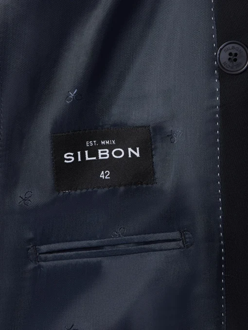 Silbon Formal Y Etiqueta·Trajes-Americana traje cruzado stretch azul marino Azul marino