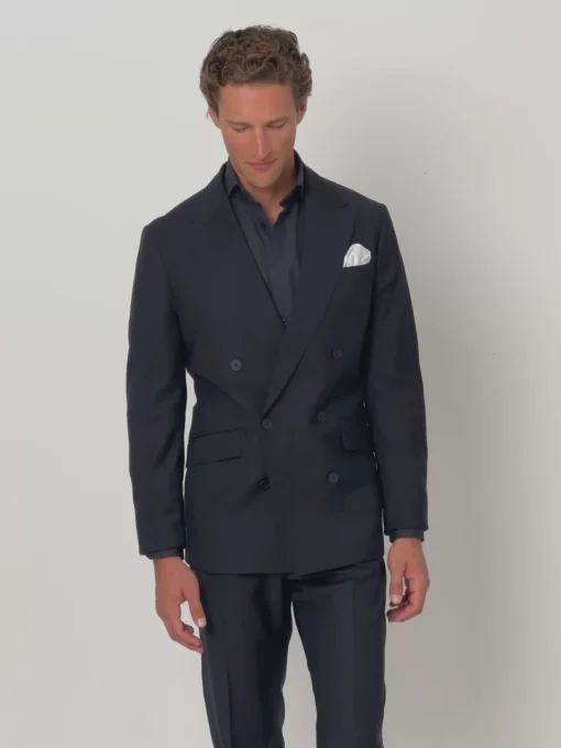 Silbon Formal Y Etiqueta·Trajes-Americana traje cruzado stretch navy Azul marino